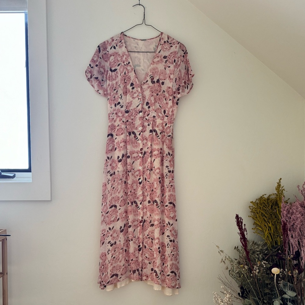 RARE Chan Luu button front midi dress - Picture 4 of 14